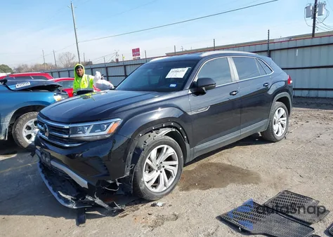 2020 Volkswagen Atlas Cross Sport 3.6L V6 Se W/Technology/3.6L V6 Se W/Technology R-Line из США, поврежденный, VIN 1V2YE2CA4LC223132
